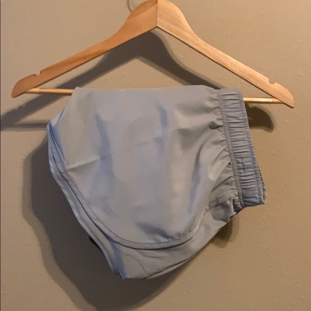 Grey Nike running shorts